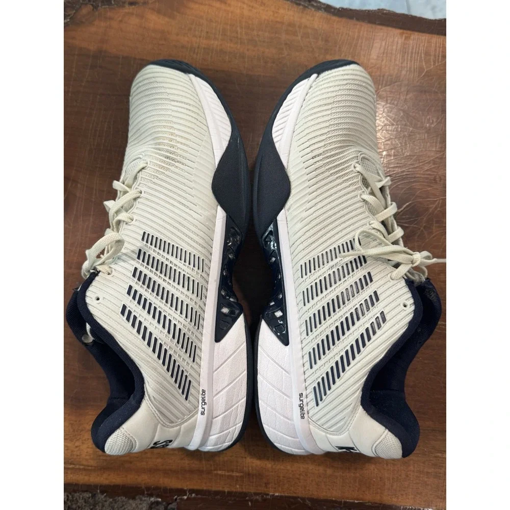 K-Swiss Hypercourt Express‎ 2 Men's 11.5 White/Navy Tennis Shoes 06613-090